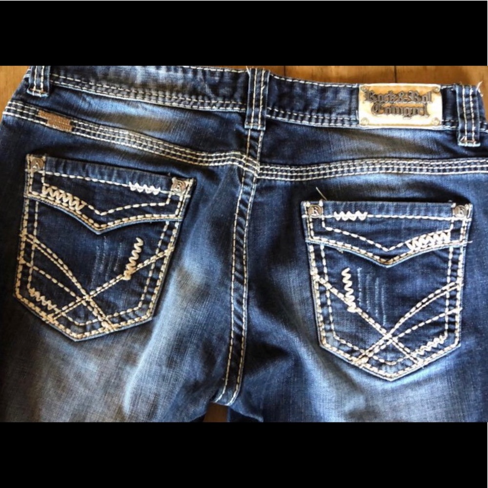 Rock&Roll Cowgirl Bootcut Jeans Sz 31 x 34